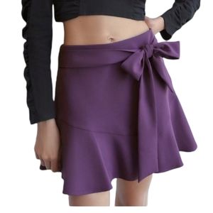 NWT Zara Mini Skirt With Belt Size L